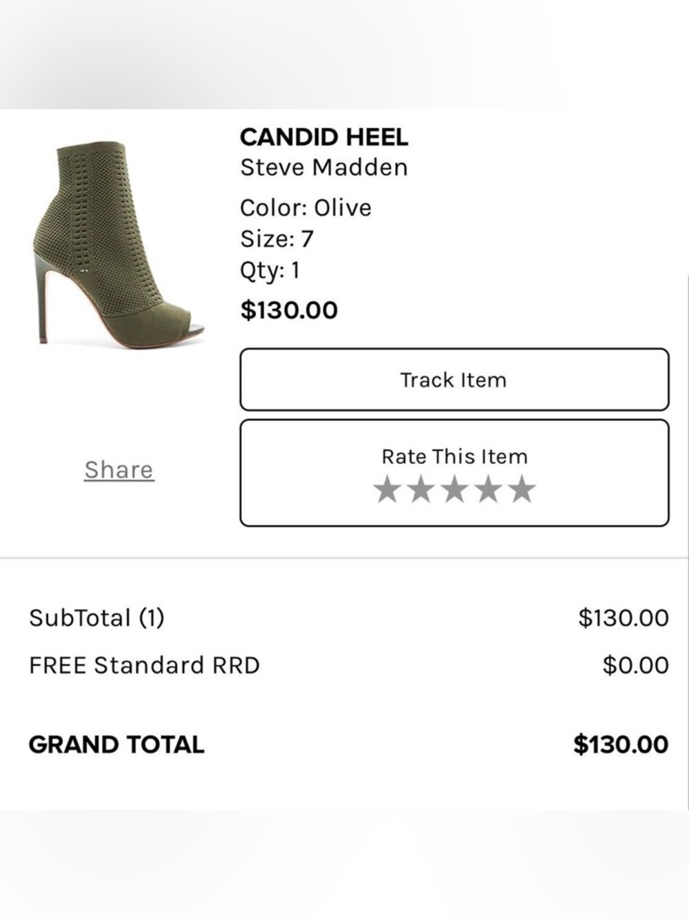 Steve Madden Olive Peep Toe Candid Knit Sock Heels🍸 - Picture 10 of 11
